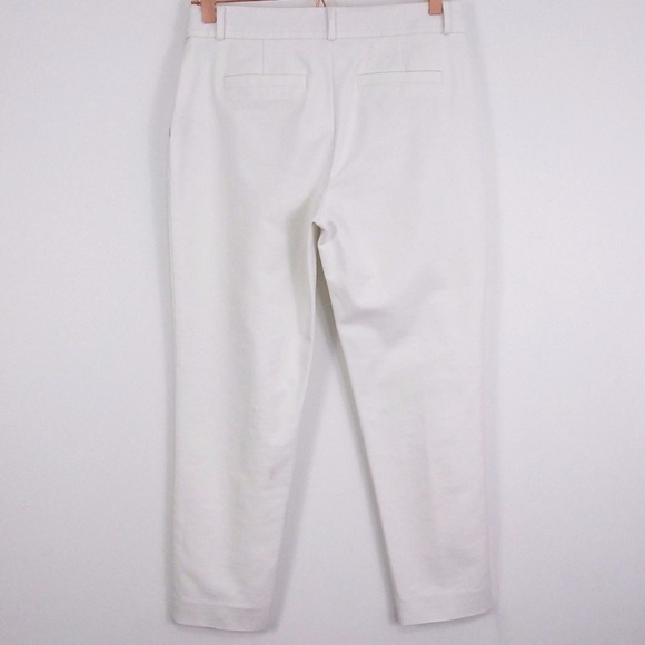Kate Spade Davis White Gold Pants Cropped Roomy 4 - Picture 3 of 5